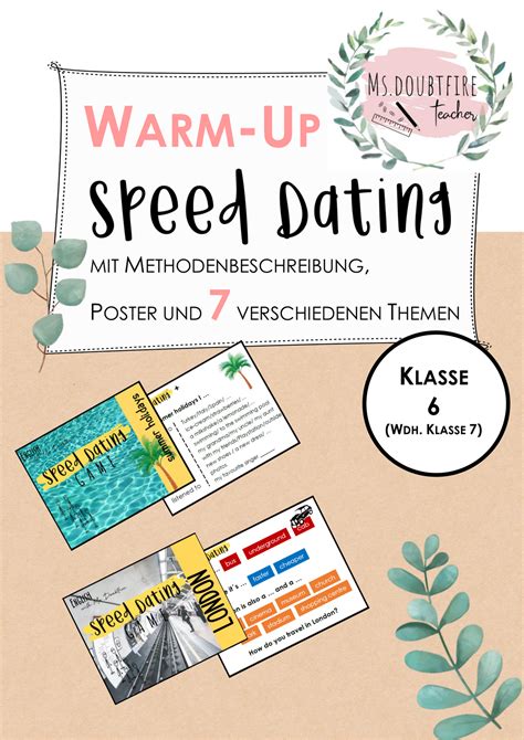 speed dating warm up